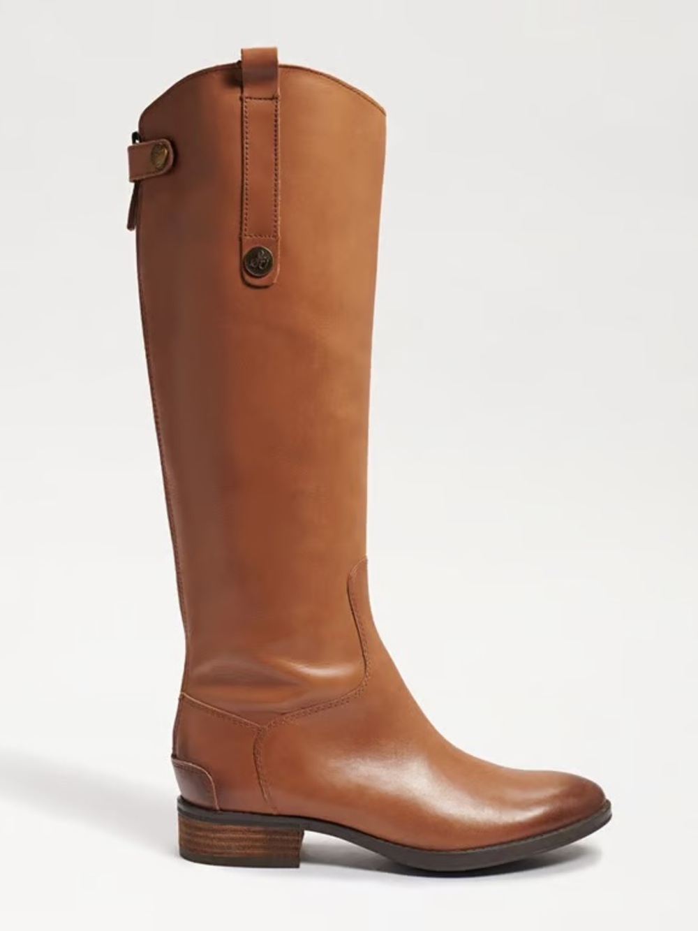 SAM EDELMAN PENNY RIDING BOOTS IN WHISKEY LEATHER 6.5 - Picture 4 of 16